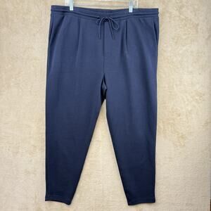 Express Joggers Mens XL Navy Blue‎ Stretch Sweatpants Drawstring Athletic Lounge